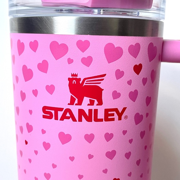New LIMITED EDITION Stanley Tumbler 30oz Target Valentines Day Pink Sweet Hearts - Picture 7 of 15